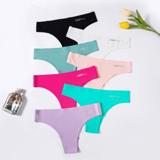 Kit 3 Peças Calcinha Tanga Z&D Lingerie Corte a Laser Sem Costura Conforto Com Forro Feminina