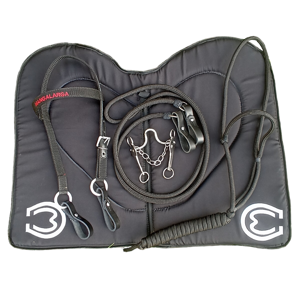 Kit Mangalarga para Cavalgada Manta Rédea de Poli Cabresto Freio e Cabeçada Oferta