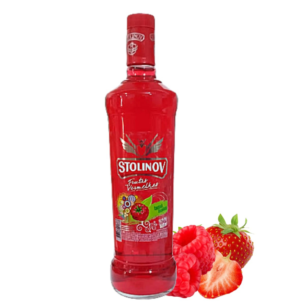 Bebida Alcoólica Vodka Stolinov Frutas Vermelhas 900 ML Original