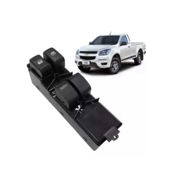 Botão Interruptor Vidro Eletrico Porta Motorista Chevrolet S10 Cabine Simples 2012 até 2015