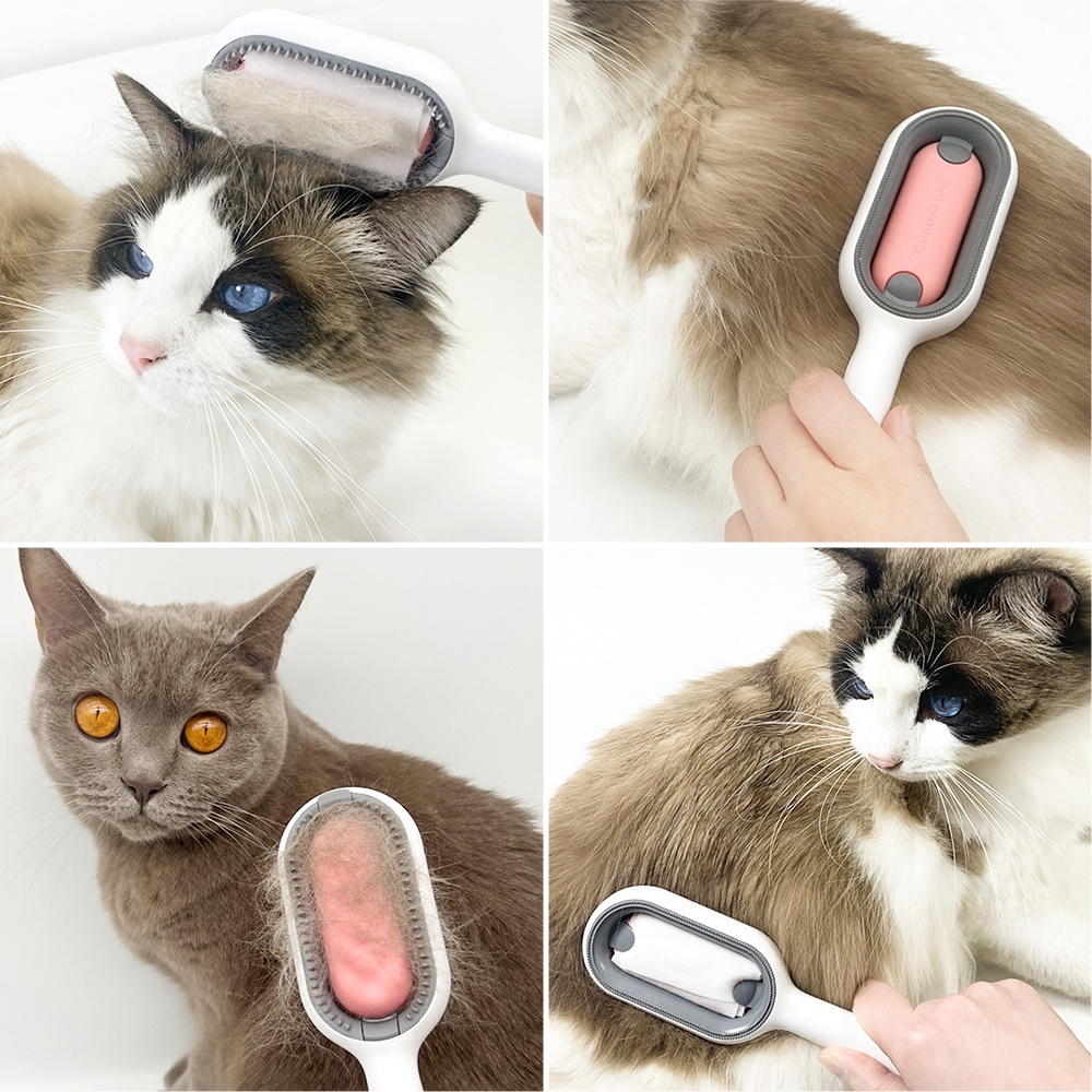 Escova Removedora de Pelos Gatos Caes Pet Tapete Sofá