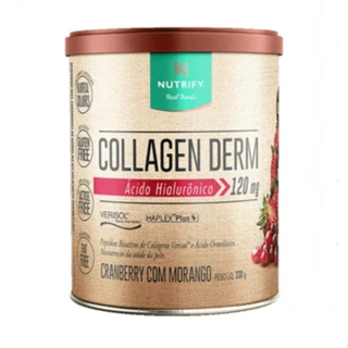 Collagen Derm Nutrify Colágeno Verisol C/ Ácido Hialurônico 330g em Oferta na Shopee