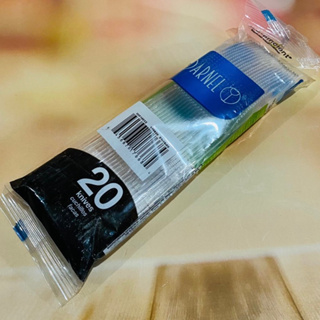 50  Facas refeições descartável darnel reforçada cristal 18 cm BRANCA em Oferta na Shopee