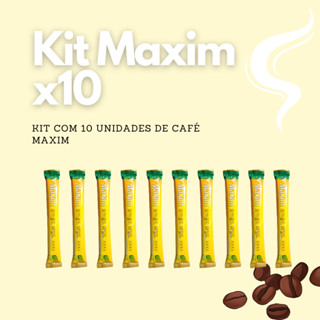 Kit com 10 Sachês Café Instantâneo MAXIM Mocha Gold Mild Vincenzo em Oferta na Shopee