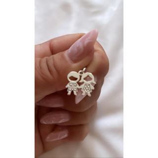 PINGENTE CASAL DE FILHOS DE PRATA 925 LEGITIMA IDEAL PARA MAE DE MENINO E MENINA DELICADO E BARATO em Oferta na Shopee