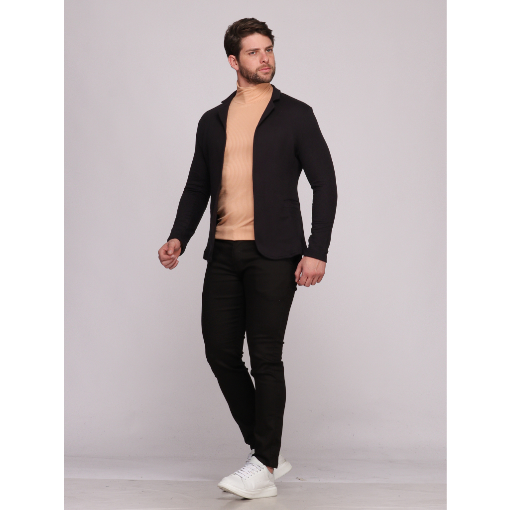 Blazer Masculino Moletinho Slim Fit