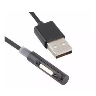 Cabo Usb Magnético Sony Xperia Z2 Z3 Compact Z4 Tab Preto
