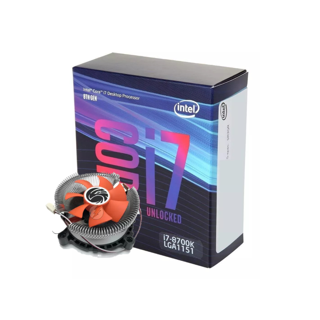 Processador gamer Intel Core i7-8700K 4.7GHz de frequência Oem