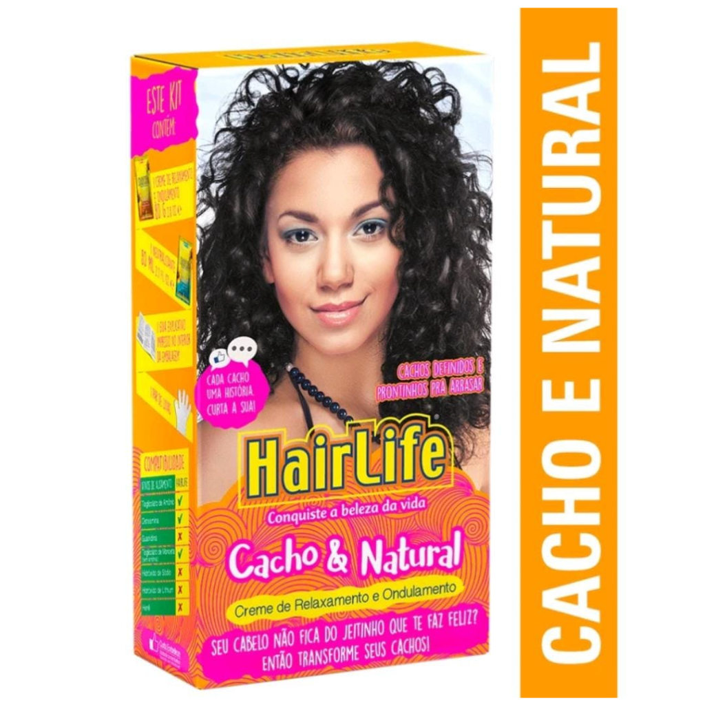 CREME RELAXANTE HAIRLIFE CACHO & NATURAL