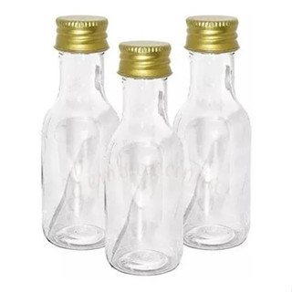 30 Garrafinhas 50ml Tampa Fechada Metal - Preço Imbatível