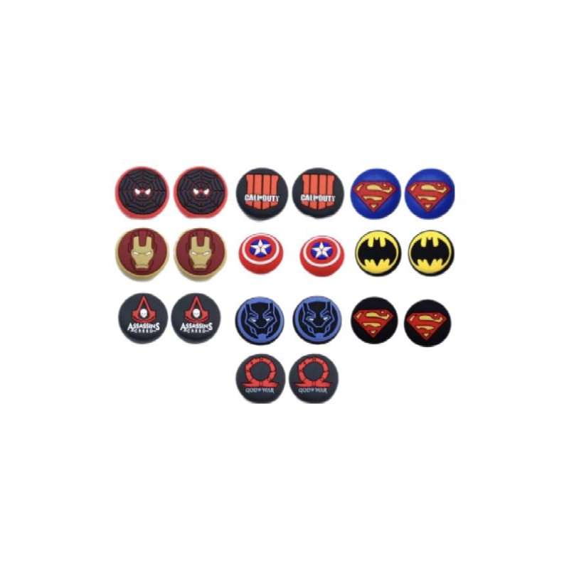 Par de grips protetor analógico personagens para ps4 ps5 Xbox one 360 series