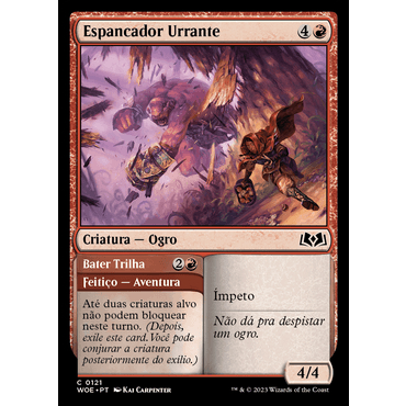 Espancador Urrante // Bater Trilha - Magic The Gathering