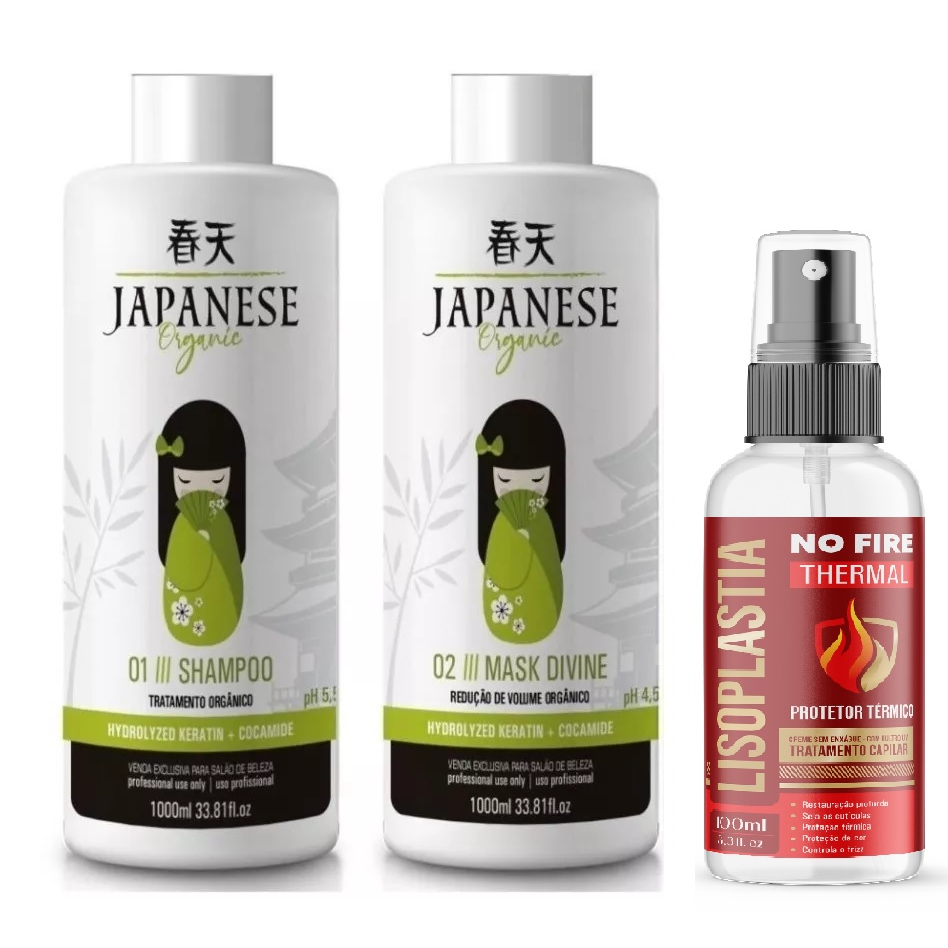 resultado garantido com japonesa progressiva organica S/F 1LTO+protetor termico maravilha 100ml