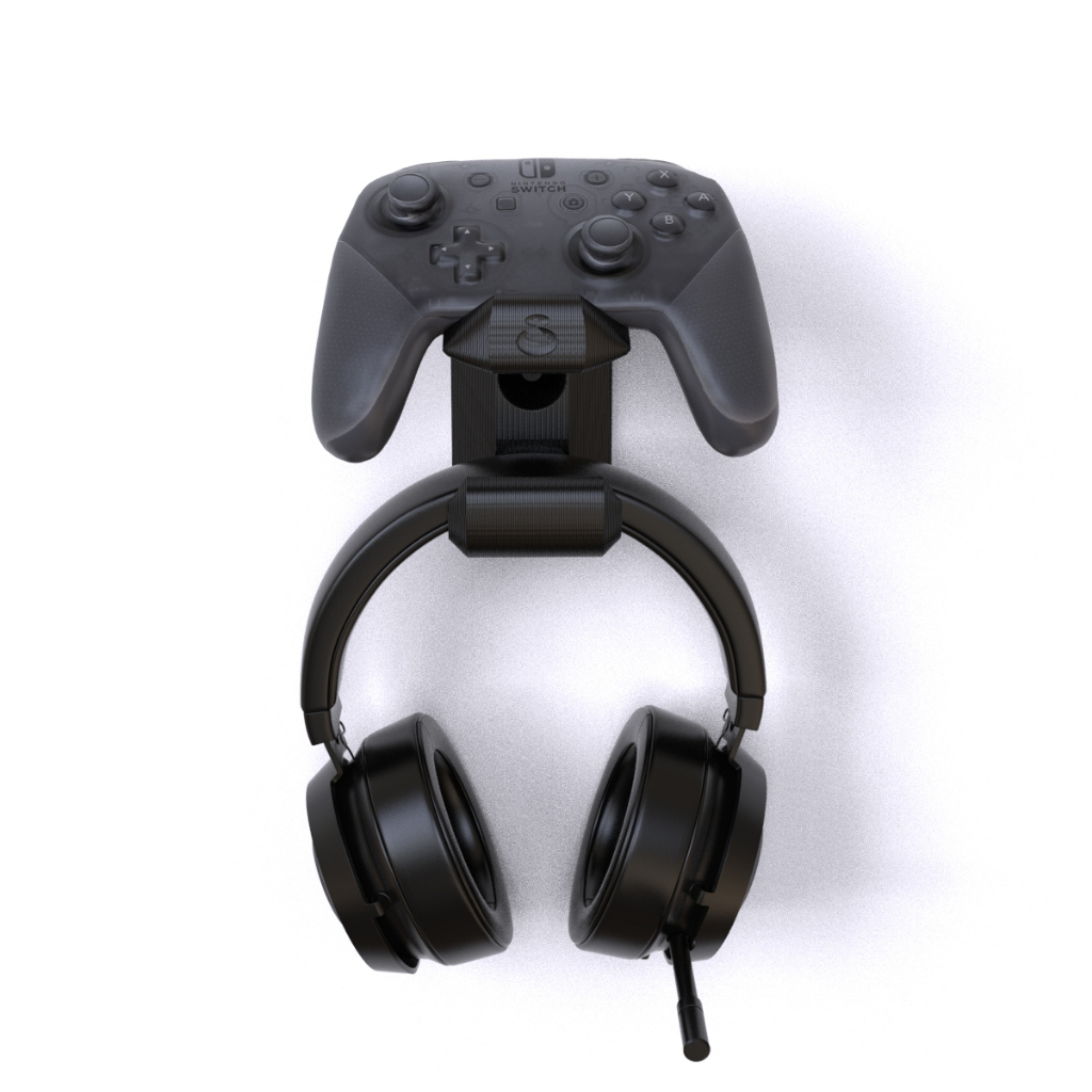 Suporte de Parede 1 Pro Controller Nintendo Switch E Headset