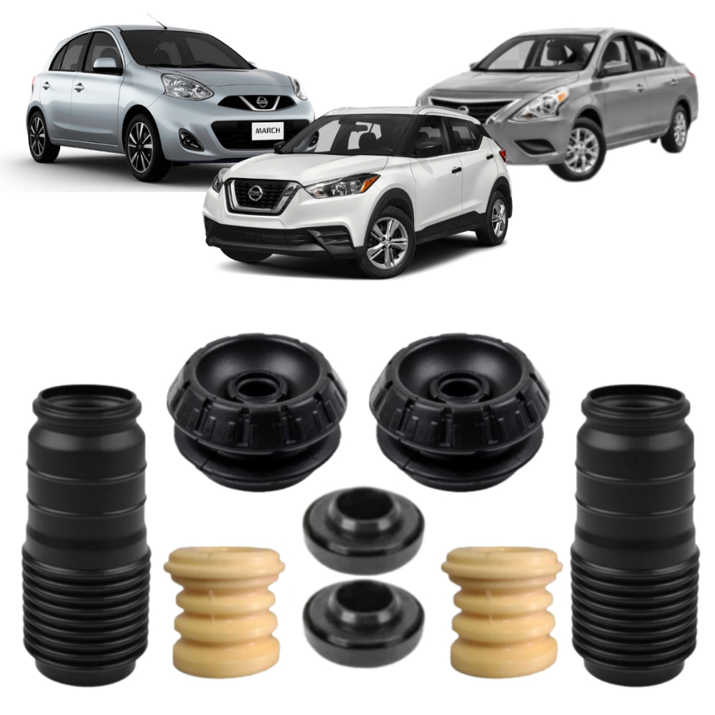 Kit Batente Coxim Amortecedor Dianteiro March Versa Kicks Carro Automotivo em Oferta na Shopee