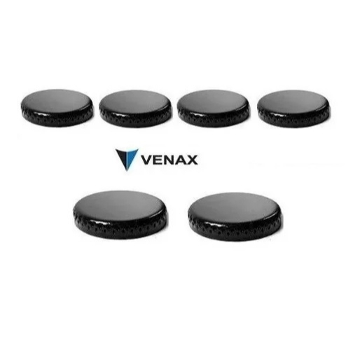 Kit Espalhadores Tampas Peças Fogão Venax - 6 Bocas