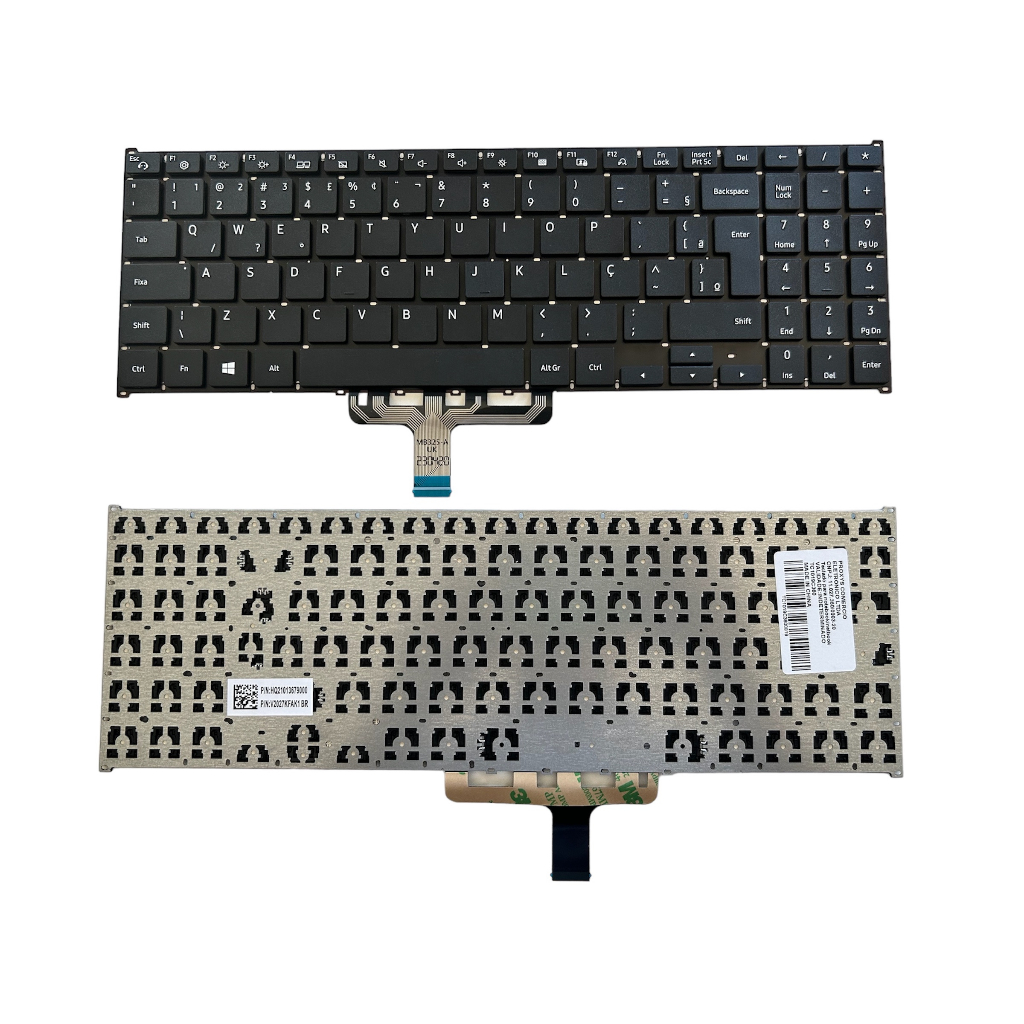 Teclado Para Samsung Book E20 E30 Np550xcj Np550xcj-kt1br