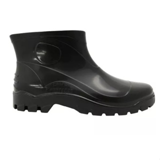 Bota Botinha Galocha Chuva Limpeza Pesca Motoqueiro Polaina Pescaria Motoboy Motociclista Para Chuva PVC Cano Curto em Oferta na Shopee