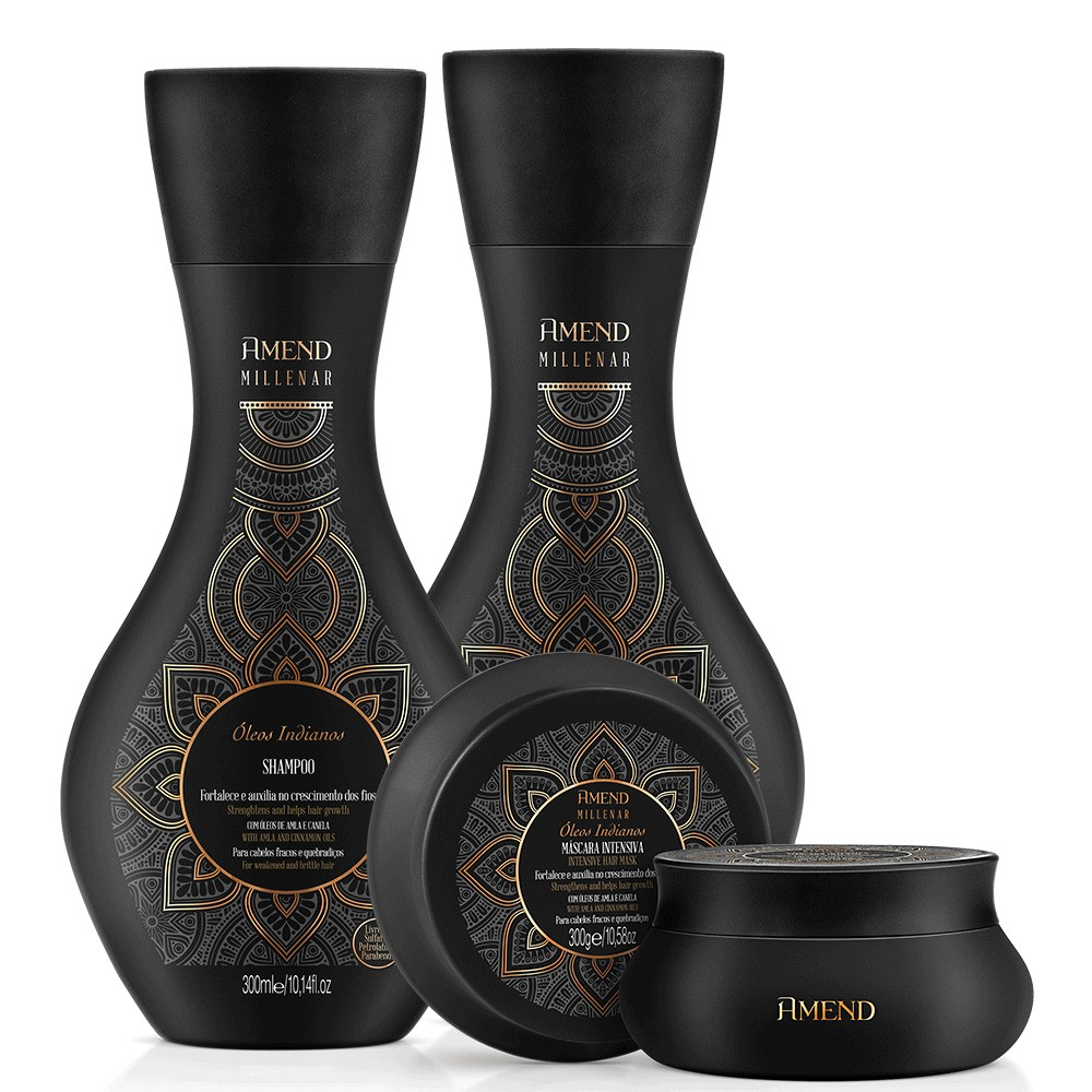 AMEND KIT MILLENAR ÓLEOS INDIANOS I | 3 PRODUTOS