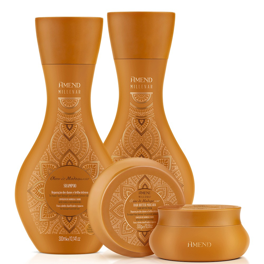 AMEND KIT MILLENAR ÓLEOS DE MADAGASCAR I |  3 PRODUTOS - Beauty