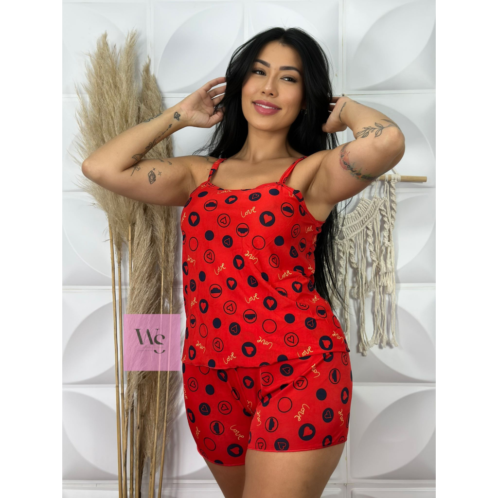Baby Doll Pijama Liganete Feminino