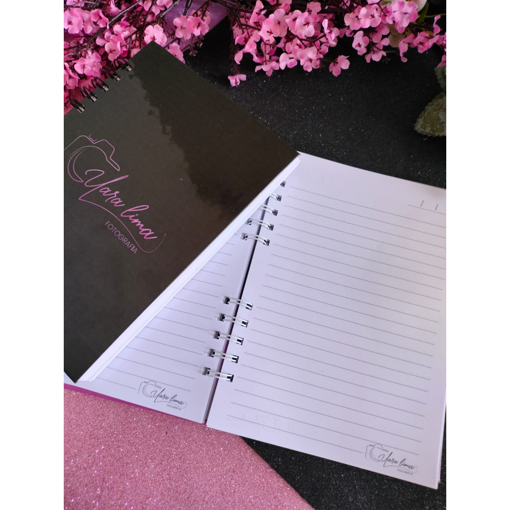 Caderno Personalizado com logotipo, foto ou tema.