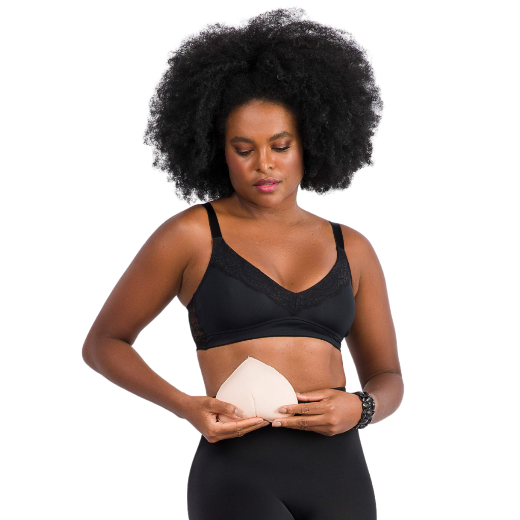 Sutiã Pós-Cirúrgico Mastectomia Soutien Para Prótese Mamária Externa Lingerie Feminina — imagem 2 de 2