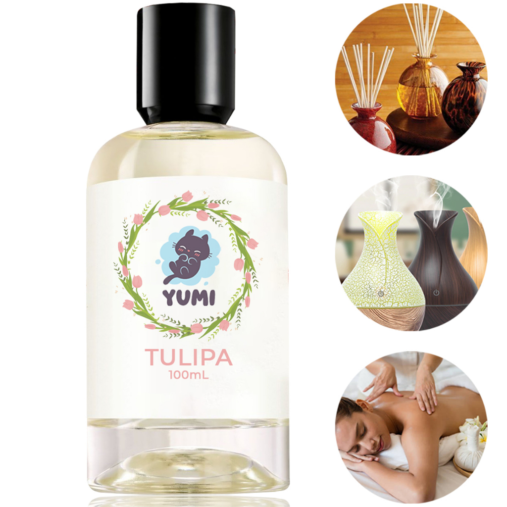 Essência Tulipa Concentrada Forte 100Ml Para Aromatizador Difusor Palito E Umidificador Zumi