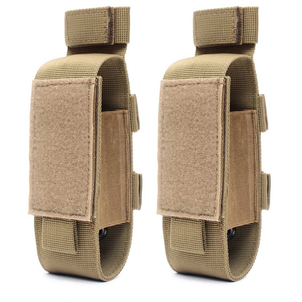 2 un. Porta Torniquete Bege Coyote Militar APH Cordura Tático Nylon resistente Operacional