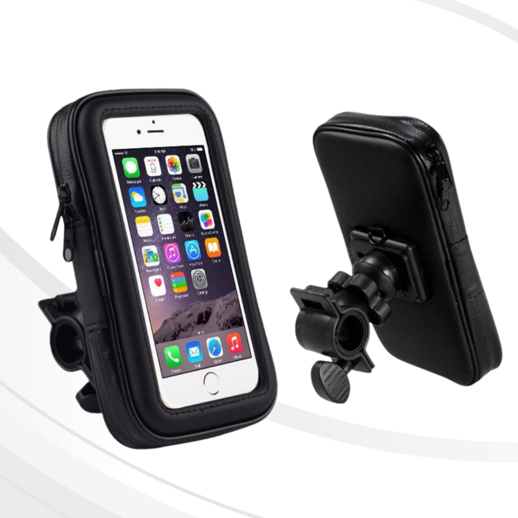 Suporte Celular Para Bicicleta e moto smartphone Articulável á Prova D'água Com USB