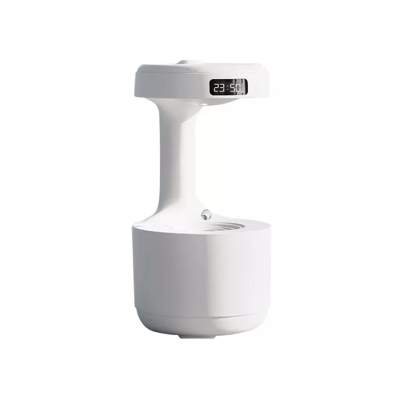 (entrega hoje) Umidificador De Ar Anti-Gravidade De 800ml Gotas De Água Ultrassônicas Cool Mist Maker Fogger USB Recarregável Com Visor