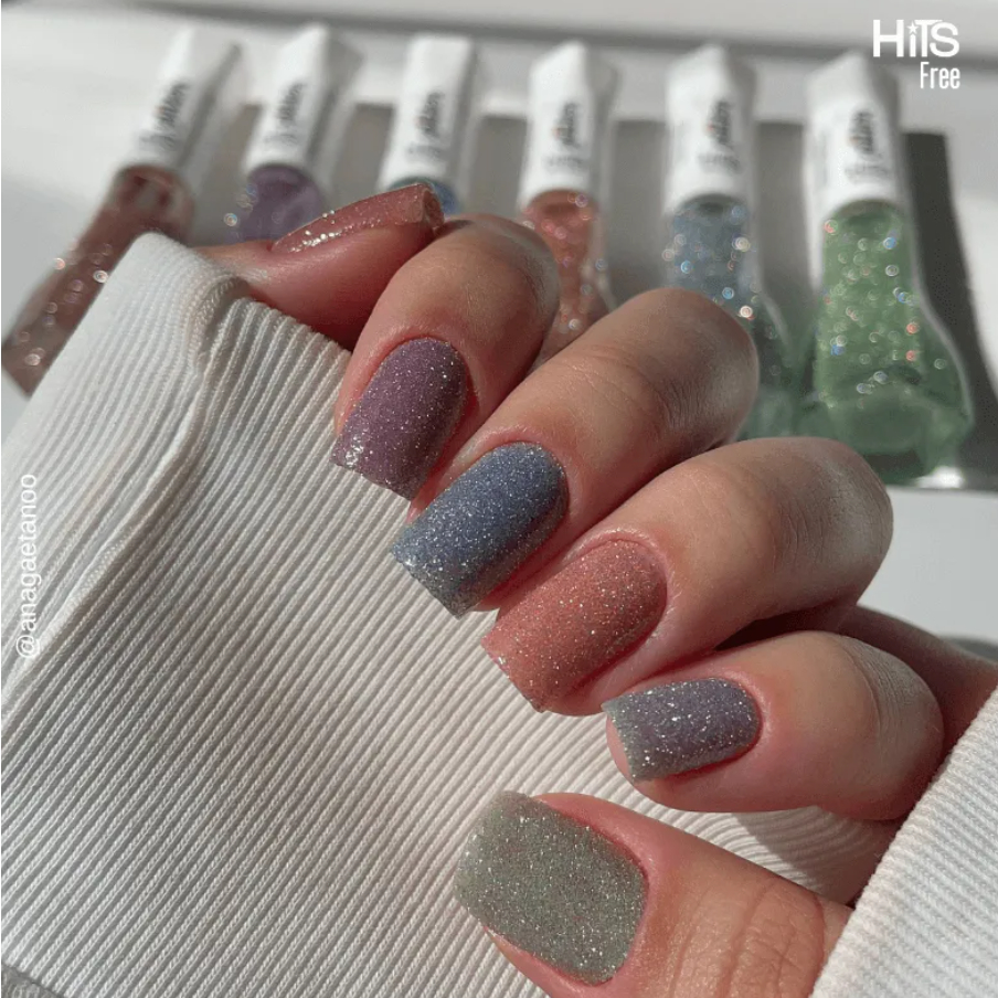 Esmalte Hits Coleção Diamante Glitter Refletivo 5free - Escolha seu esmalte