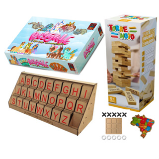 Brinquedos Educativos Pedagógico em Madeira Alfabeto Letras e Números tabuleiro quebra cabeça em Oferta na Shopee