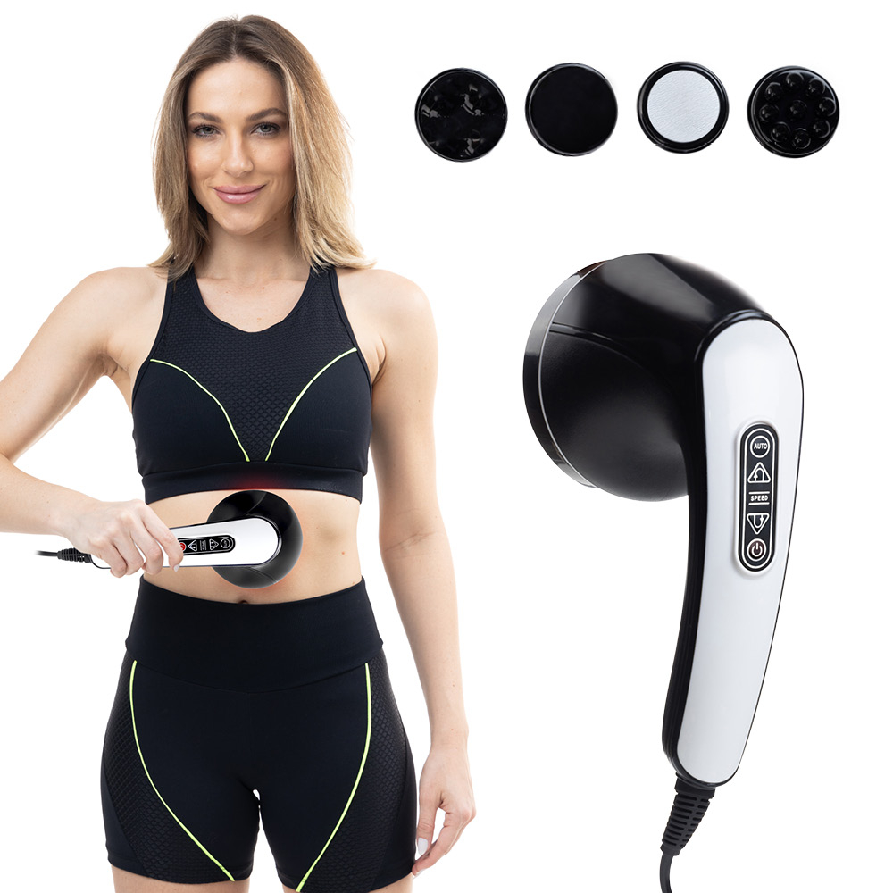 Massageador Profissional Elétrico Orbital Black Corporal em Oferta na Shopee