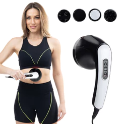 Massageador Profissional Elétrico Orbital Black Corporal
