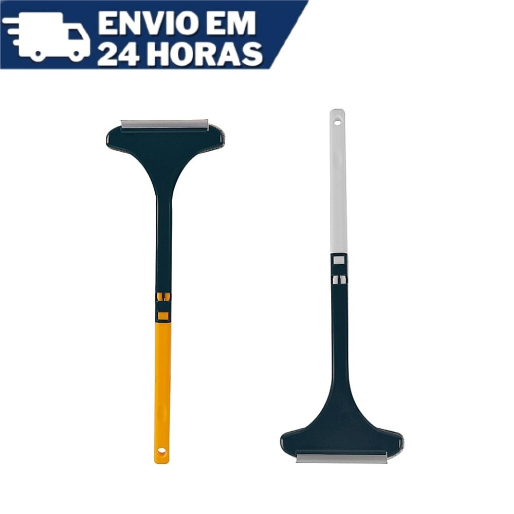 Escova de Limpeza Rodo Limpa Janela Vidro Box Extensiva 2 Em 1 Multiuso