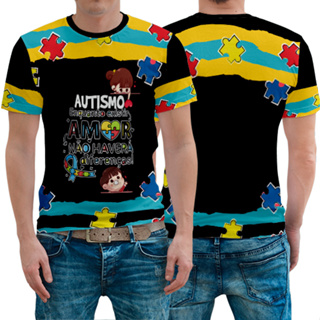 Camisa Adulta ou Infantil - Autismo é Amor sem diferença em Oferta na Shopee