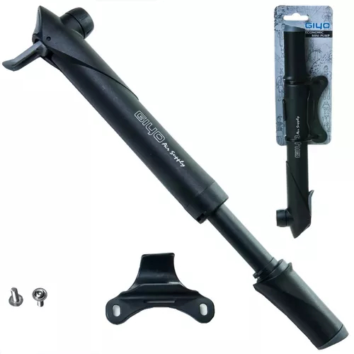Bomba De Ar P/bicicleta Mini Pump Gp47l Giyo Schrader/presta Compacta Trava anti vasamento em Oferta na Shopee