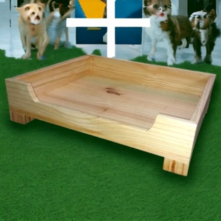 Cama para Pets Cães e gatos Pet Cama para cachorro medio Cama de madeira reforçada para cachorro em Oferta na Shopee