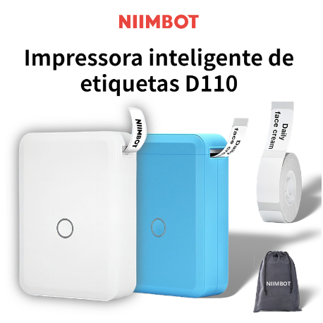 Mini Etiquetadora Impressora Bluetooth Wifi Térmica Portátil Etiquetadora Rotuladora Niimbot D110