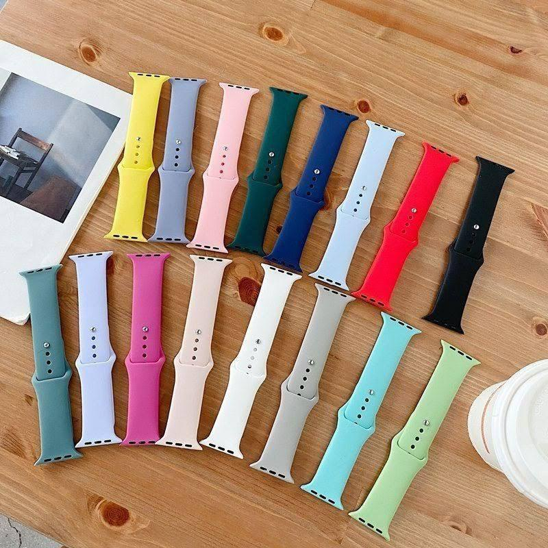 Pulseira Sport Silicone Para Smartwatch iwo 38-40-42-44mm Watch7 41/45mm Ultra 49mm em Oferta na Shopee