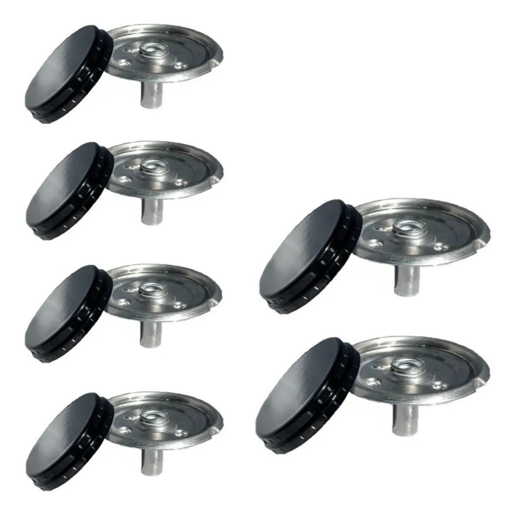Kit Fogão Esmaltec Veneza Espalhador e Queimador 6 Bocas