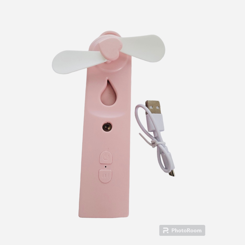 VENTILADOR 2 EM 1 COM NANO MISTER SPRAY PARA EXTENSÃO DE CÍLIOS