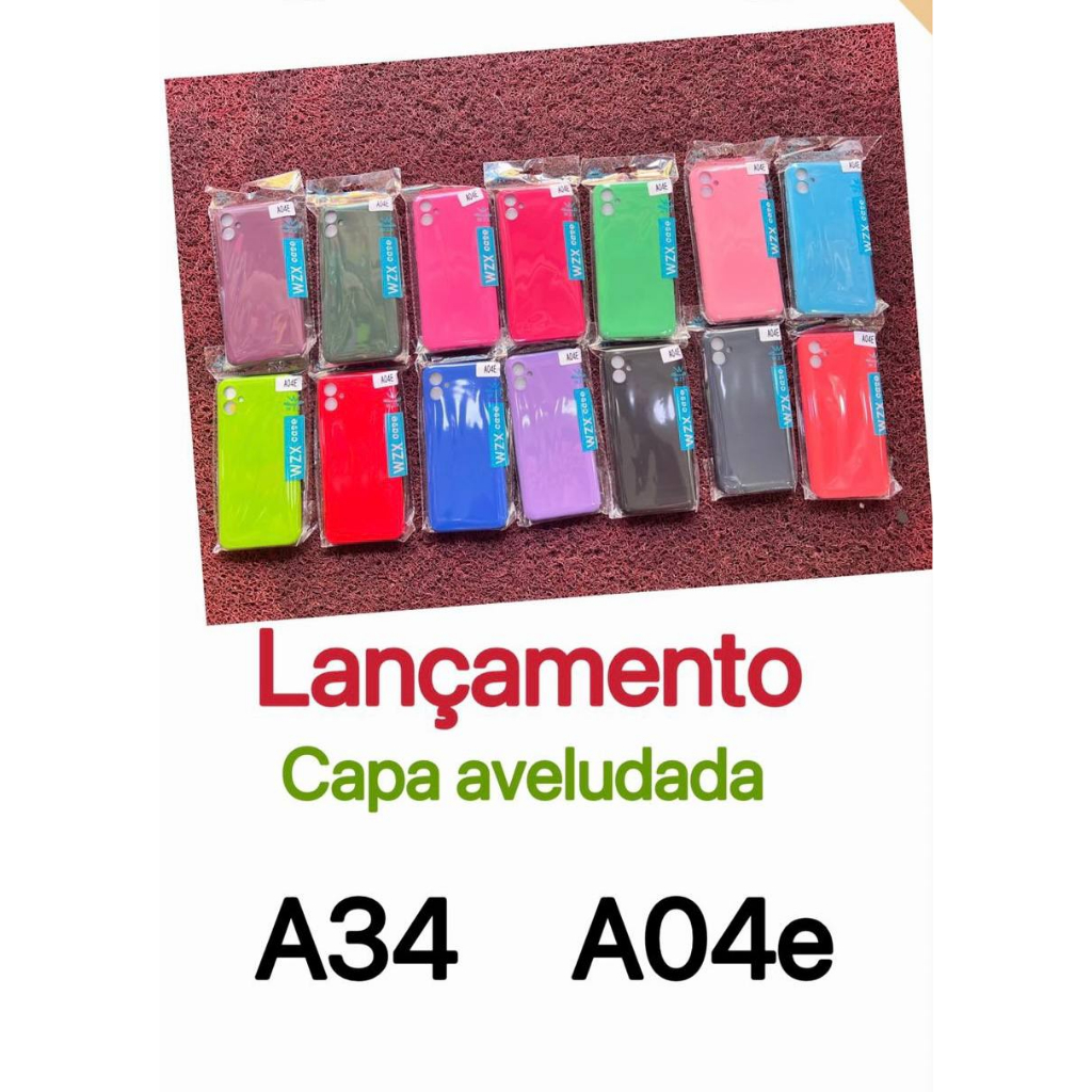 Kit 5 ou 3 Peças Capa Capinha Silicone Aveludado Cor Aleatória Proteção Excelente Qualidade Para SAMSUNG