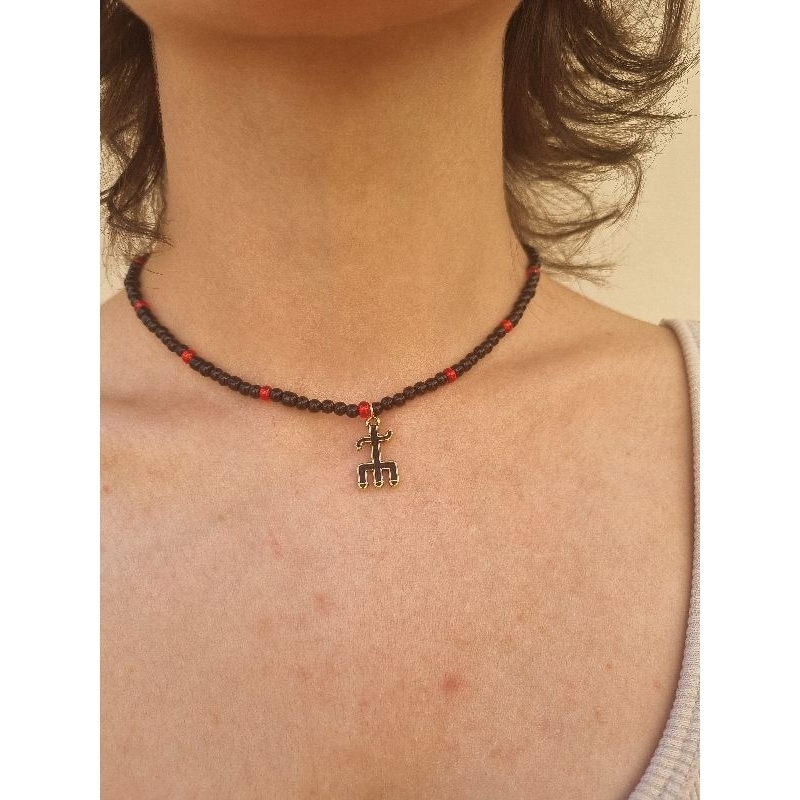 Gargantilha/ Colar/Chocker Exu em Oferta na Shopee