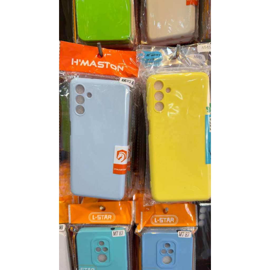 Kit 5 ou 3 Peças Capa Capinha Silicone Aveludado Cor Aleatória Proteção Excelente Qualidade Para A30s A10 S21 S20 M34 5G