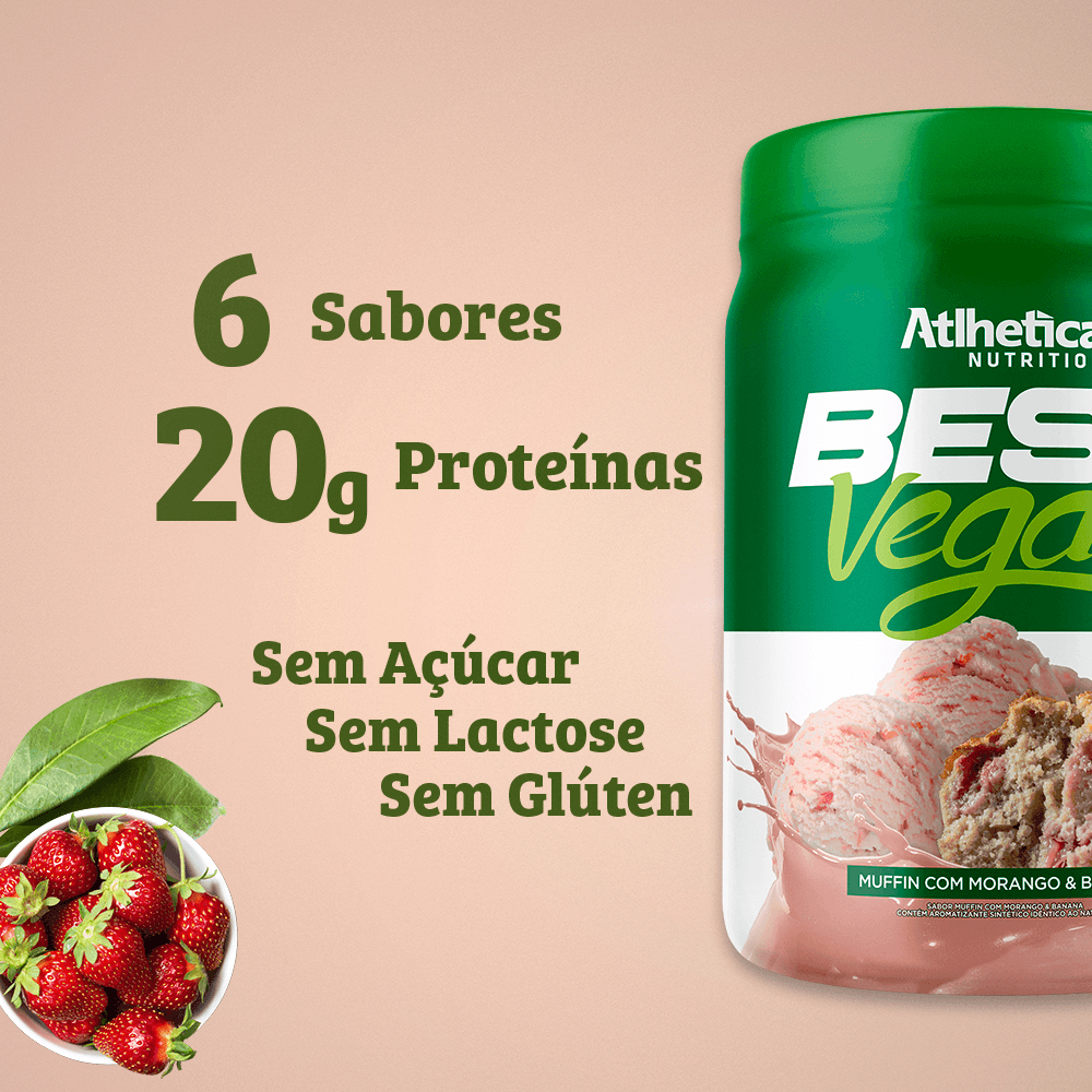 Whey vegano puro Athetica sem leite e sem soja