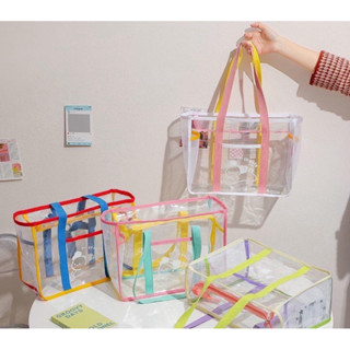 Bolsa De Praia Feminina Transparente Infantil Linda Moda Praia Espaçosa Alta Qualidade Da Moda Verão Menina Mulher Praia Envio Imediato