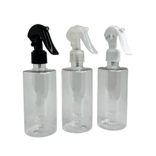 06 Frasco pet cilreto 250ml + 06 válvula spray gatilho r.24/415