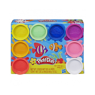 KIT PLAY DOH COM 8 POTES MASSINHA DE MODELAR COLORIDA INFANTL E5062 HASBRO em Oferta na Shopee